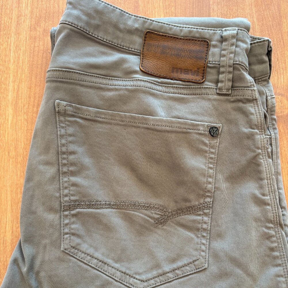 Mavi - straight-leg - Dusty Olive Twill